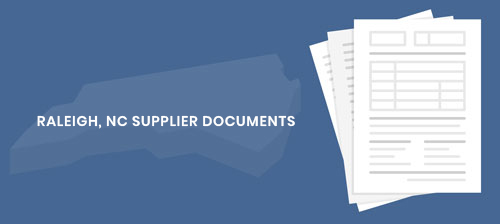 North Carolina Supplier Documents